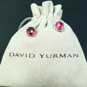 DAVID YURMAN Chatelaine Earrings with Pink